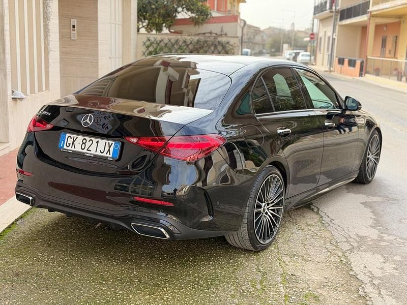 Usata Mercedes C300e Premium Plus 265 CV (194 kW) 2022 Nero Berlina