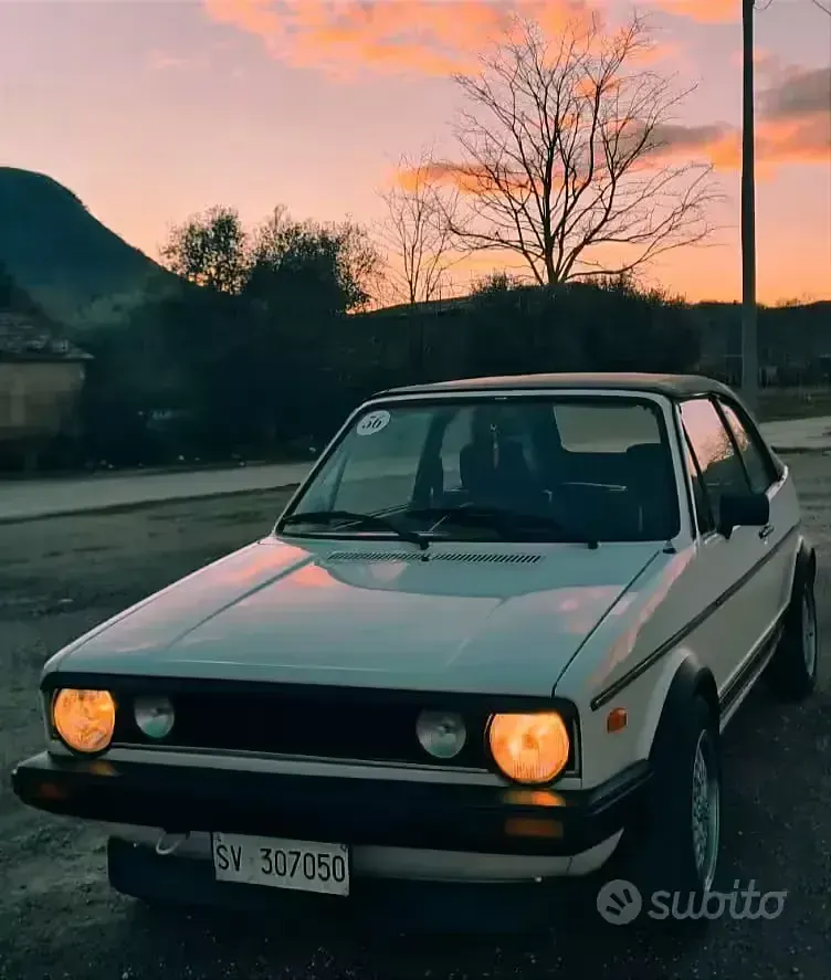 Usata VW Golf Cabriolet 1981 Bianco Cabrio