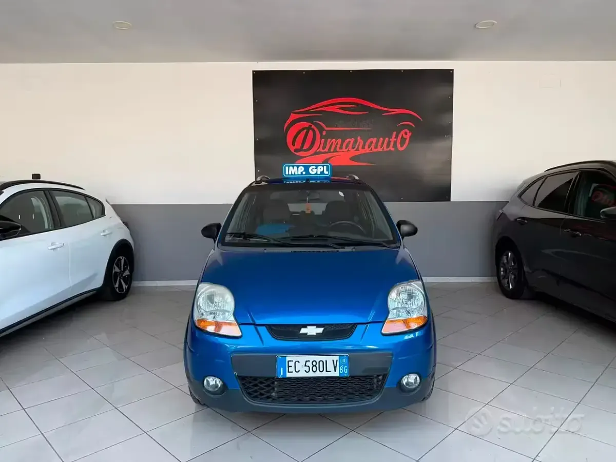 Usata Chevrolet Matiz 51 CV (37 kW) 2010 Blu Utilitaria