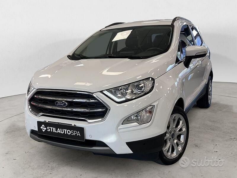 Bianco Usata 2023 Ford Ecosport Titanium SUV | 14.900 € (Buon prezzo) - Immagine 1/4