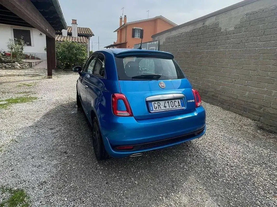 Usata Fiat 500C Sport 69 CV (50 kW) 2022 Blu/azzurro Cabrio