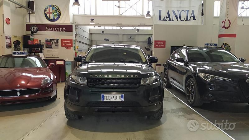 Usata Land Rover Range Rover evoque Dynamic 241 CV (177 kW) 2012 Verde SUV