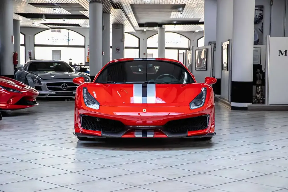 Usata Ferrari 488 721 CV (530 kW) 2018 "rosso f1 2007" Coupé