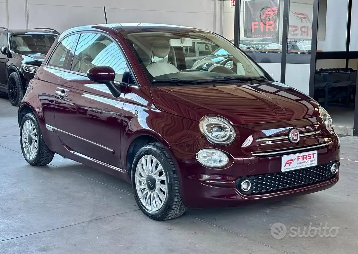 Usata Fiat 500 Riva 69 CV (50 kW) 2017 Viola Utilitaria