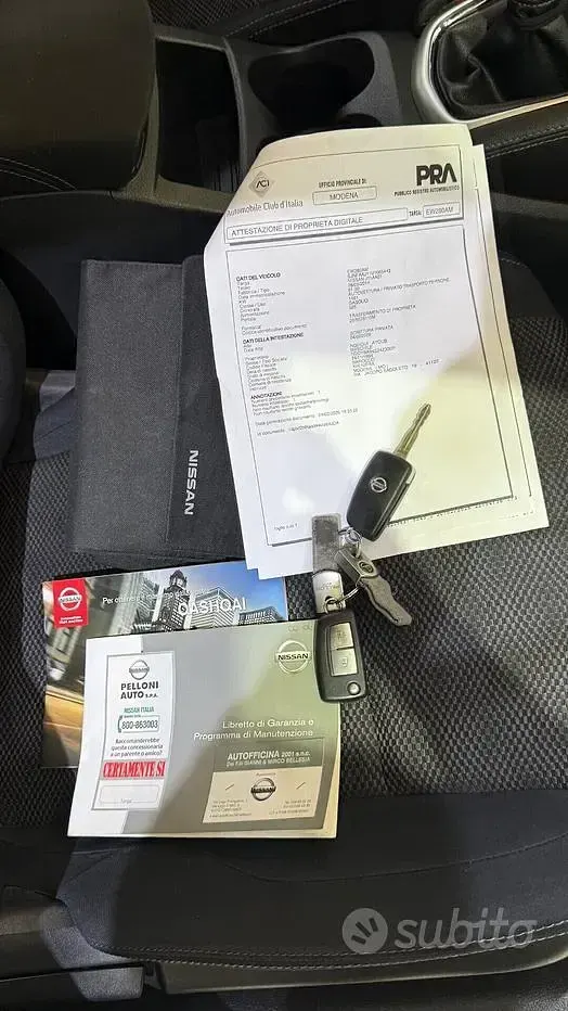 Usata Nissan Qashqai Visia 110 CV (80 kW) 2015 Bianco SUV