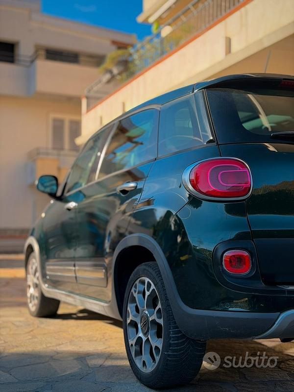 Usata Fiat 500L 105 CV (77 kW) 2014 Verde Monovolume