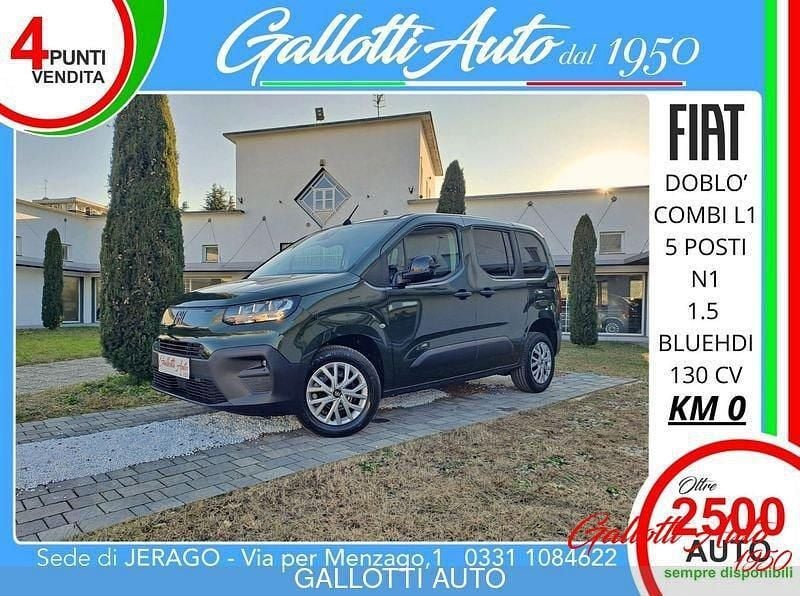 Usata Fiat Doblò 130 CV (95 kW) 2024 Verde Monovolume