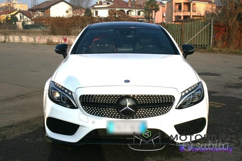 Usata Mercedes C250 Premium Plus 204 CV (150 kW) 2017 Bianco Coupé