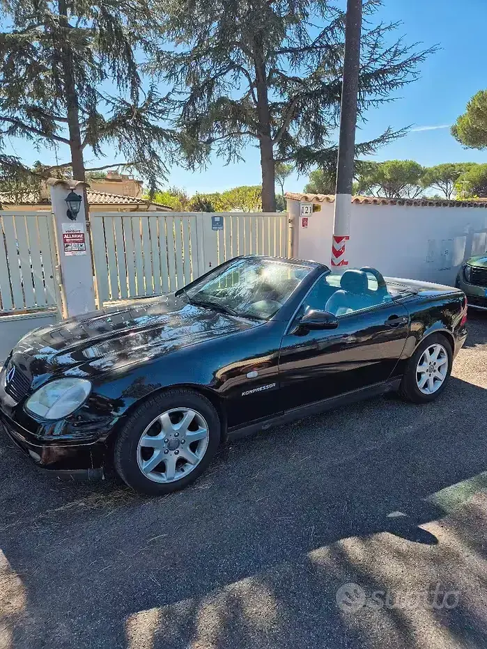 Usata Mercedes SLK200 192 CV (141 kW) 1997 Nero Cabrio