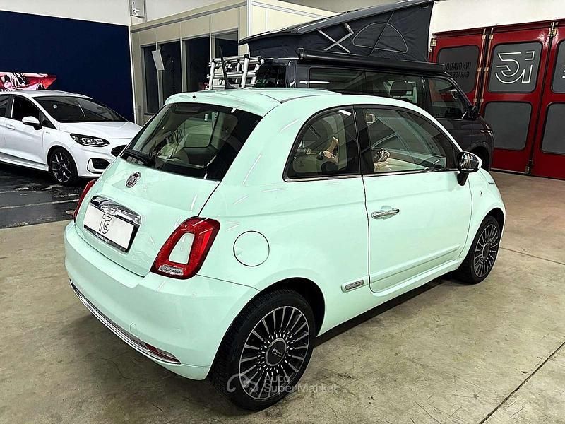 Usata Fiat 500 Lounge 69 CV (50 kW) 2016 Verde latte e menta Utilitaria