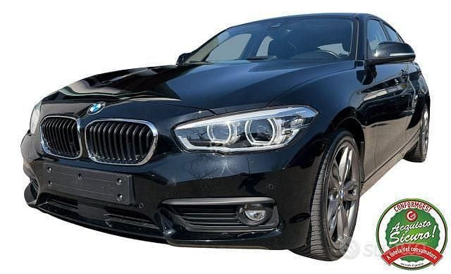 Usata BMW 118 Sport Line 136 CV (100 kW) 2019 Nero Utilitaria