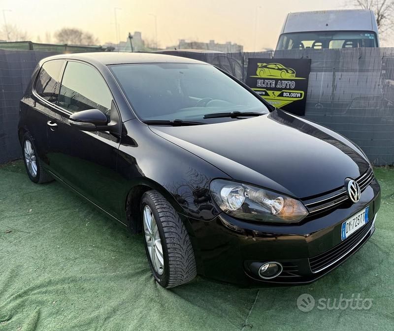 Usata VW Golf VI Highline 122 CV (89 kW) 2009 Nero Utilitaria