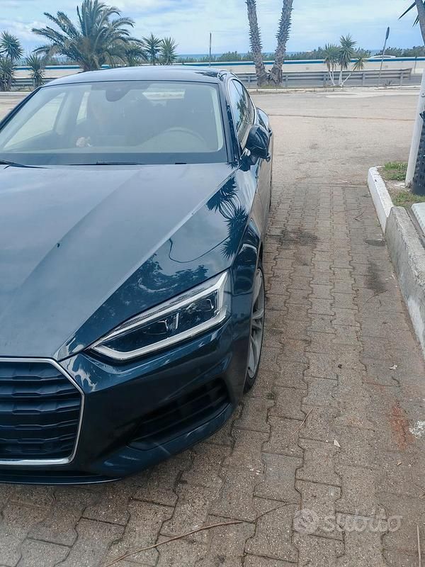 Usata Audi A5 Sportback 190 CV (139 kW) 2018 Grigio Utilitaria