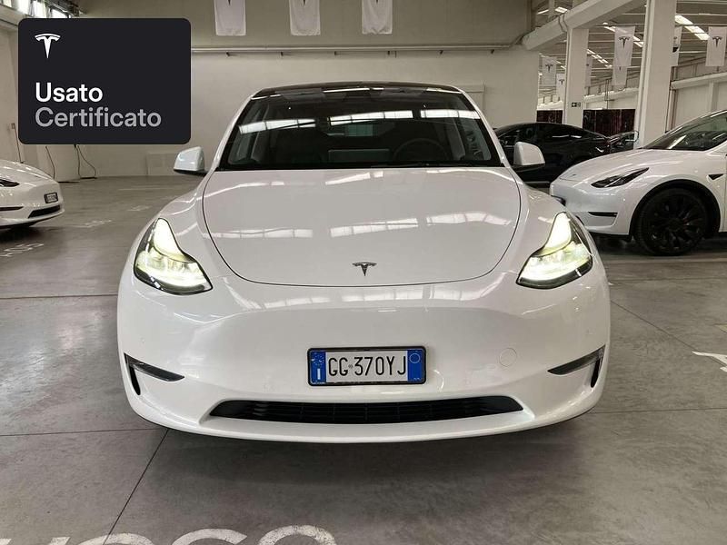 Usata Tesla Model Y Long Range AWD 258 kW (351 CV) 2021 Pearl white multicoat SUV