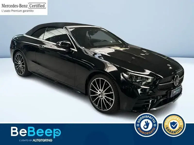 Usata Mercedes E220 Premium 2021 Nero Cabrio