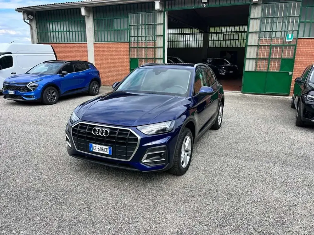 Usado Audi Q5 Advanced 204 CV (150 kW) 2021 Azul SUV