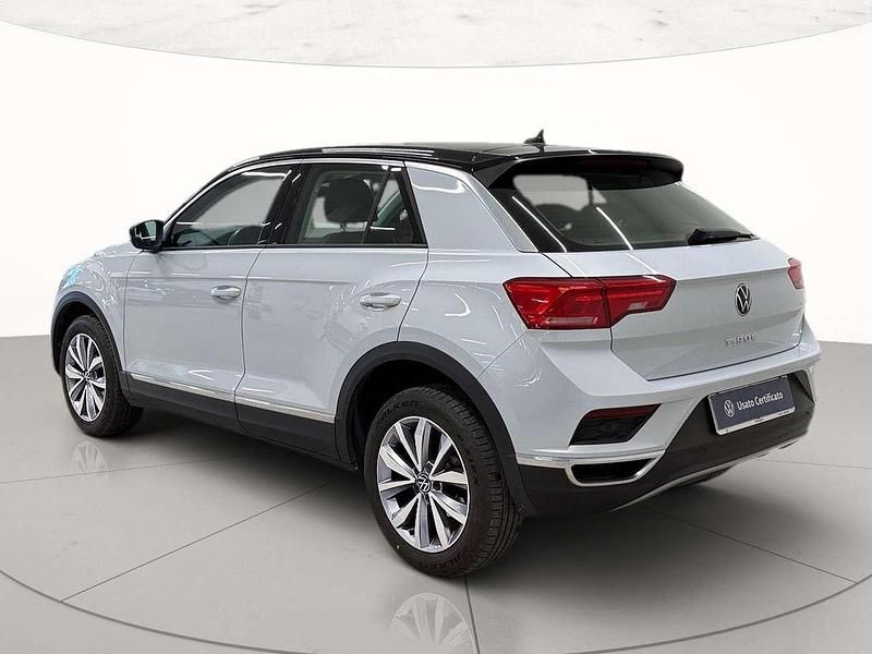 Usata VW T-Roc Style 110 CV (80 kW) 2021 White silver metallizzato nero SUV