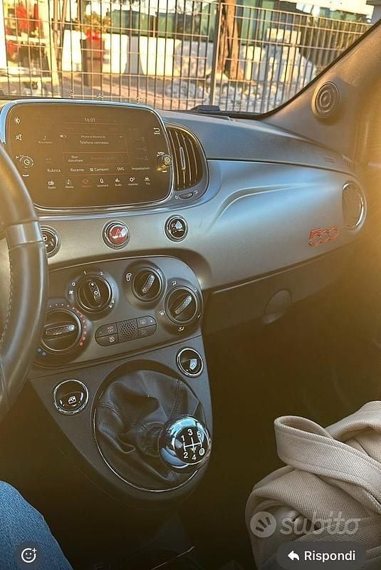 Usata Fiat 500 Sport 95 CV (69 kW) 2016 Verde Utilitaria