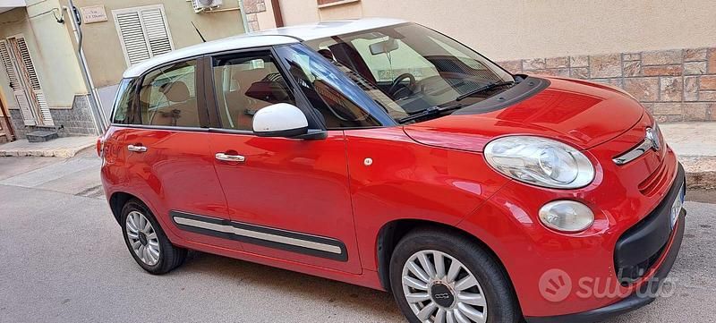 Usata Fiat 500L 85 CV (62 kW) 2012 Rosso Monovolume