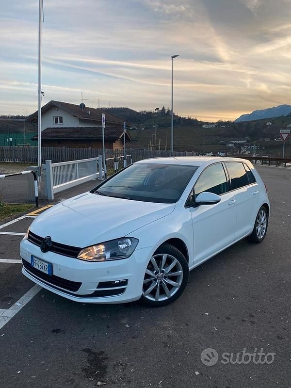 Usata VW Golf VII Highline 150 CV (110 kW) 2017 Bianco Berlina