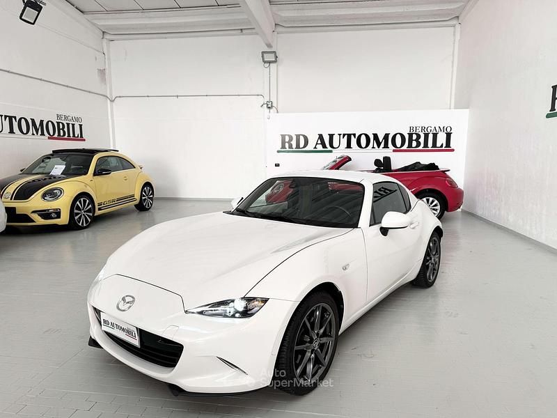 Usata Mazda MX5 160 CV (117 kW) 2018 Bianco perlato Cabrio