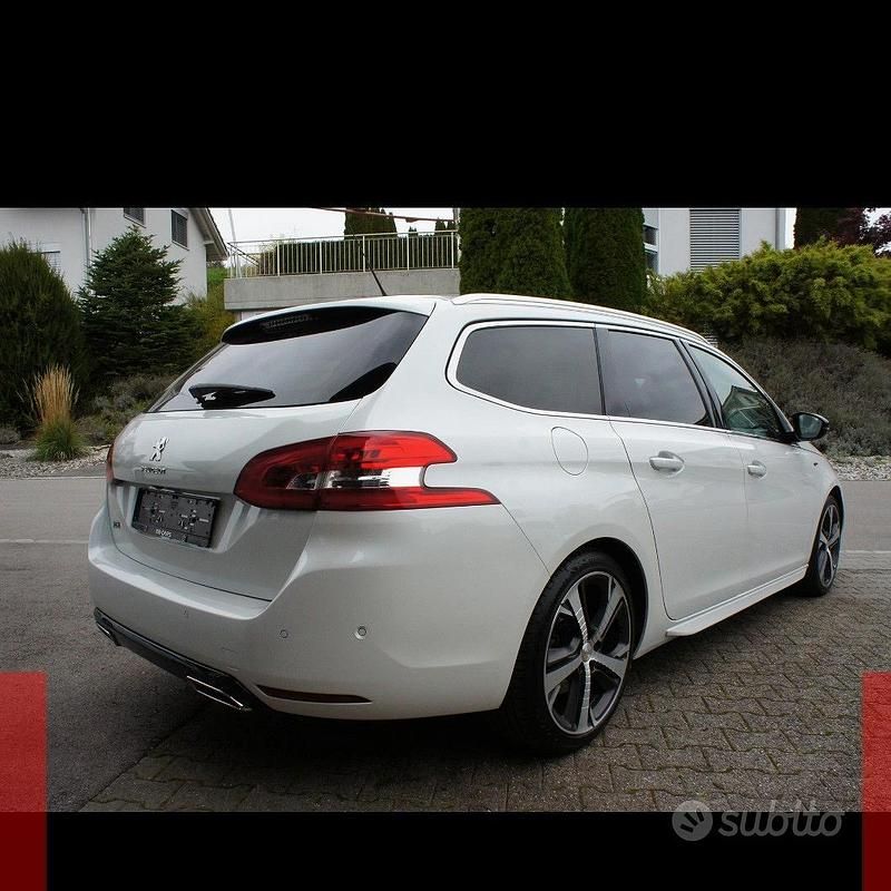 Usata Peugeot 308 GT-line 150 CV (110 kW) 2017 Bianco Station wagon