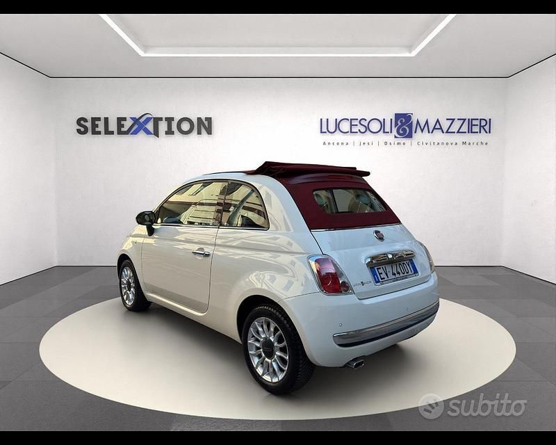 Usata Fiat 500 Lounge 2014 Bianco Cabrio