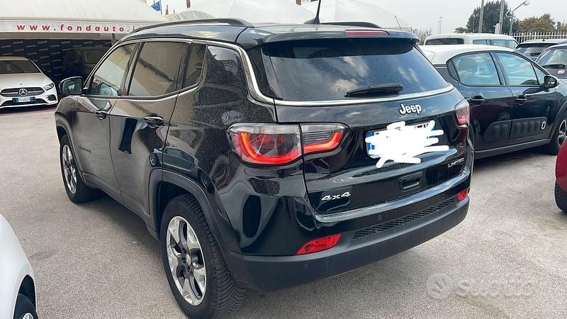 Usata Jeep Compass Limited 140 CV (102 kW) 2018 Nero SUV