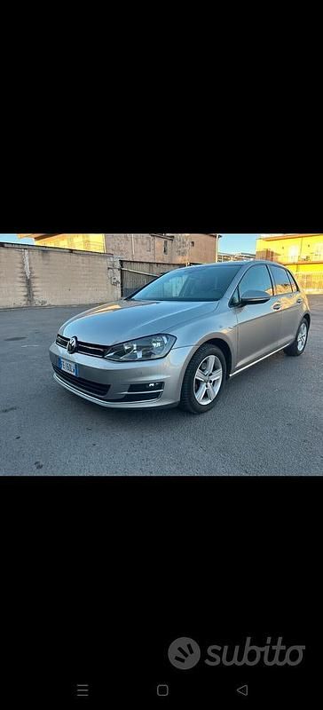 Usata VW Golf VII Highline 110 CV (80 kW) 2016 Grigio Berlina