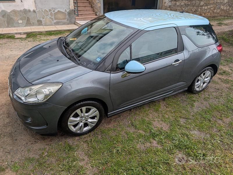 Usata Citroën DS3 95 CV (69 kW) 2010 Grigio Utilitaria