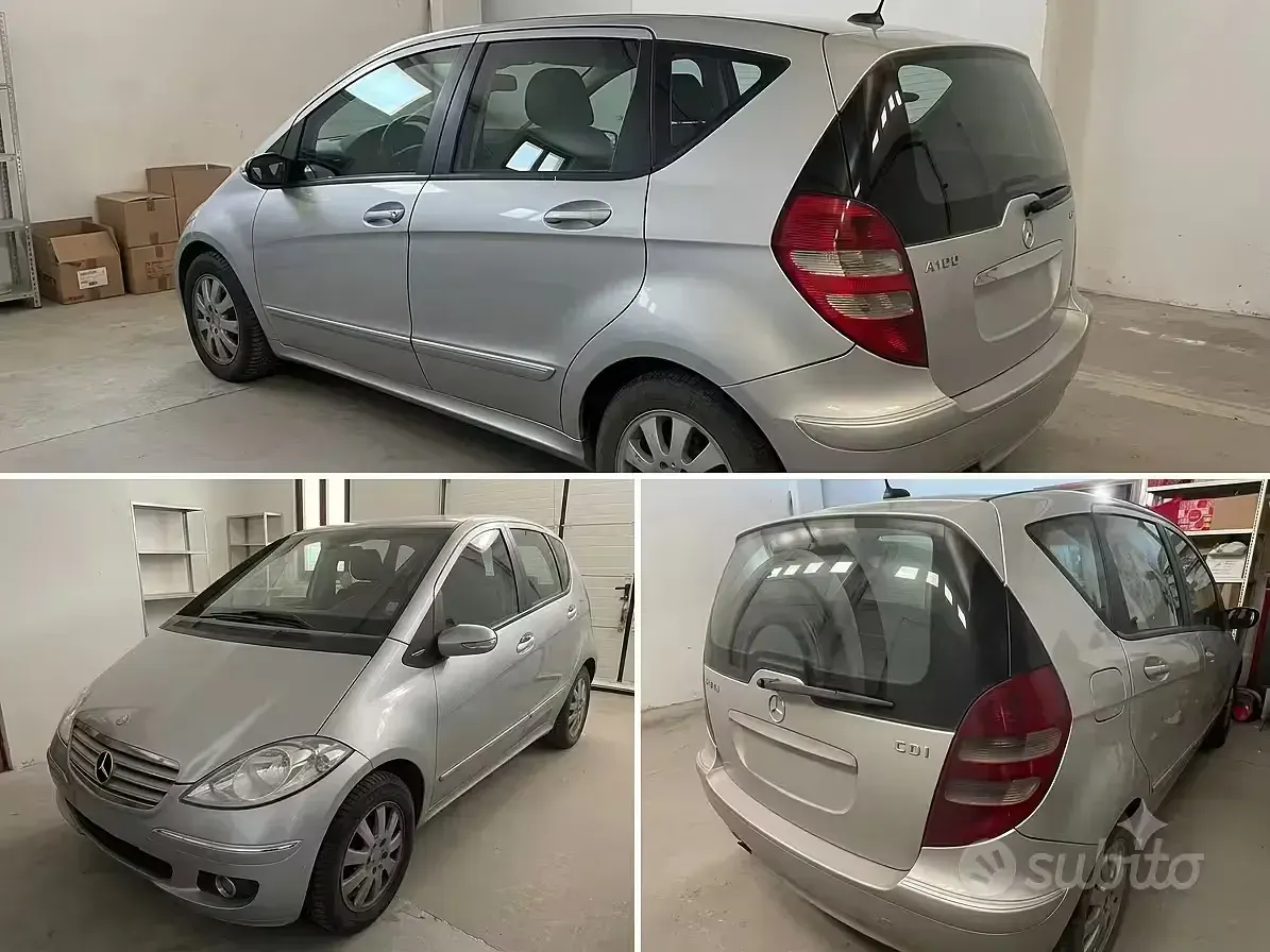 Usata Mercedes A180 Elegance 109 CV (80 kW) 2005 Grigio Berlina