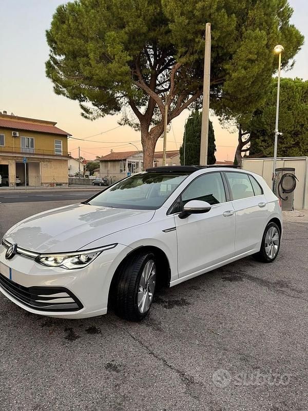 Usata VW Golf VII 150 CV (110 kW) 2020 Bianco Berlina