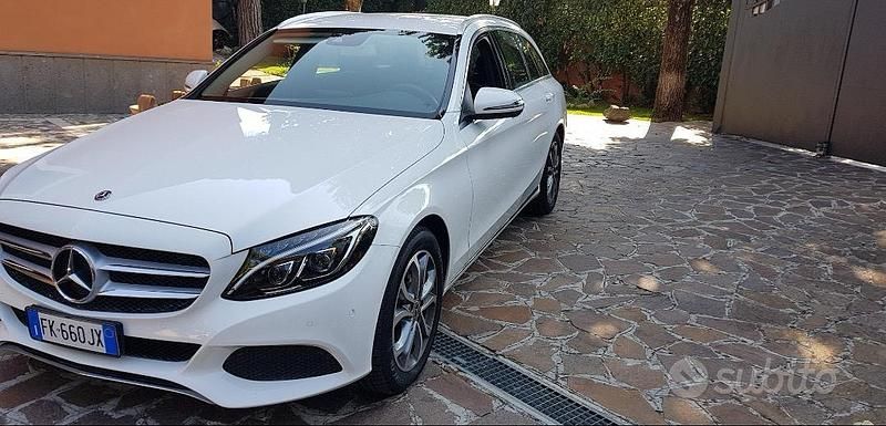 Usata Mercedes C220 170 CV (125 kW) 2017 Bianco Station wagon
