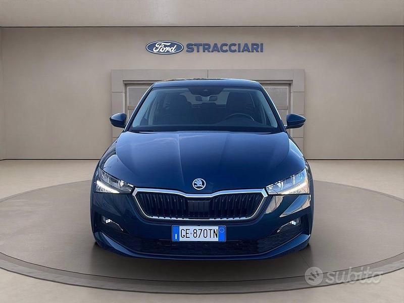Usata Skoda Scala Style 90 CV (66 kW) 2021 Blu perlato Utilitaria