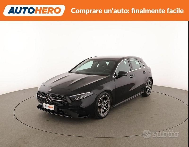 Usata Mercedes A180 AMG Line Premium 135 CV (99 kW) 2023 Nero Berlina