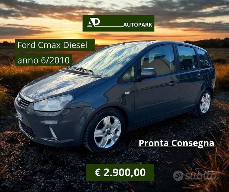 Usata Ford C-MAX Titanium 110 CV (80 kW) 2010 Blu Monovolume