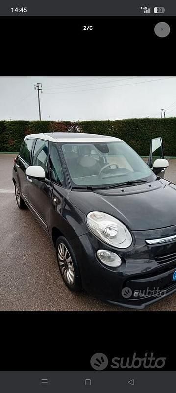 Usata Fiat 500L Living 85 CV (62 kW) 2014 Marrone Monovolume