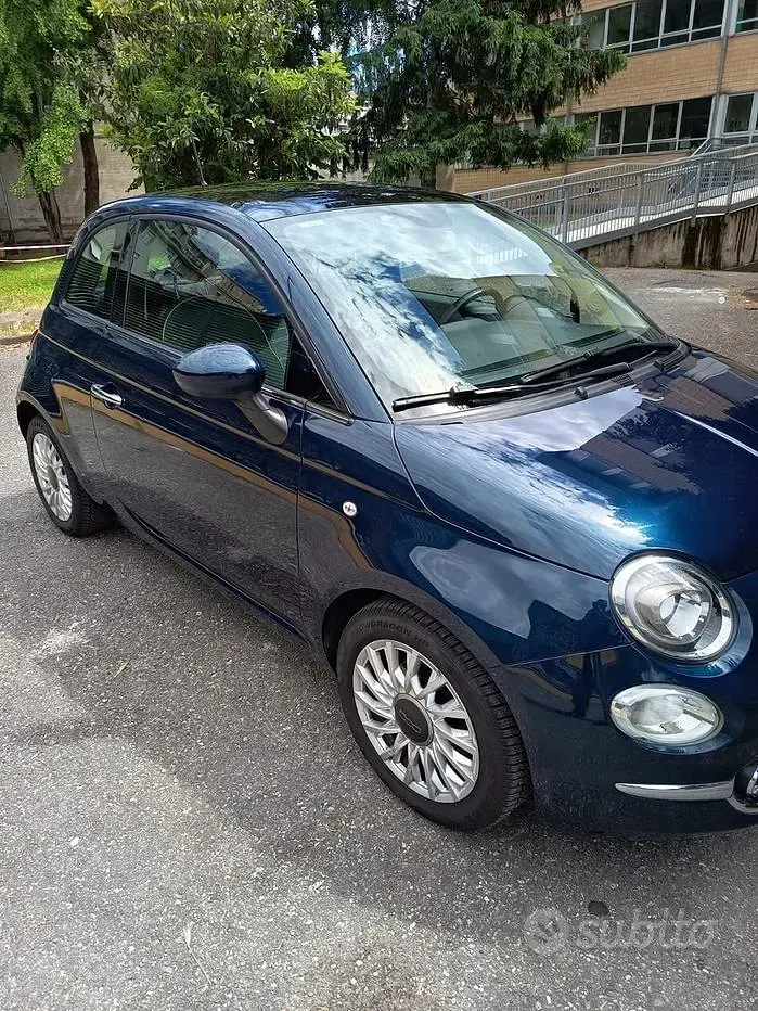 Usata Fiat 500 95 CV (69 kW) 2018 Bluazzurro Berlina