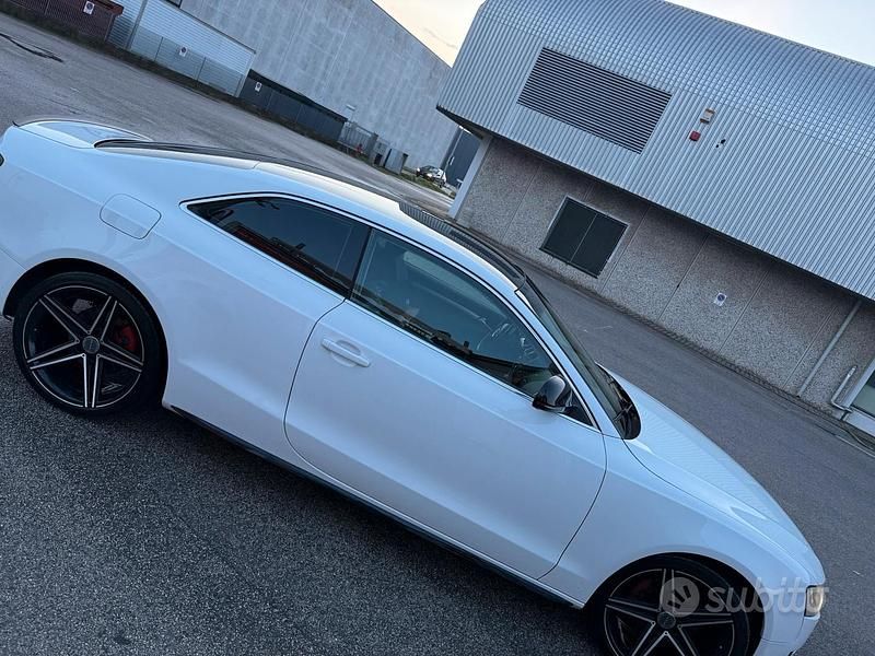 Usata Audi A5 170 CV (125 kW) 2009 Bianco Coupé