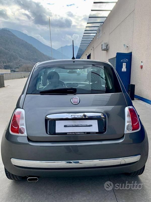 Usata Fiat 500 95 CV (69 kW) 2012 Grigio scuro Utilitaria