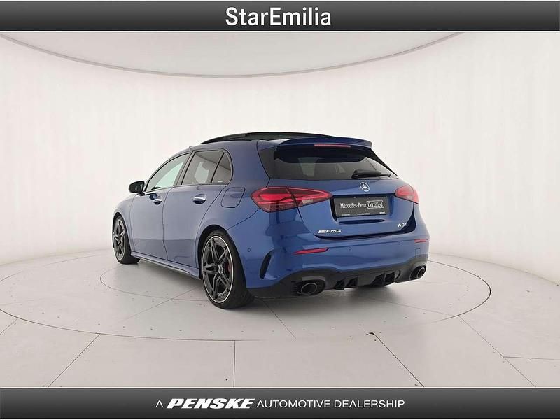 Usata Mercedes A35 AMG AMG Line Premium Plus 306 CV (225 kW) 2024 Blu/azzurro Utilitaria