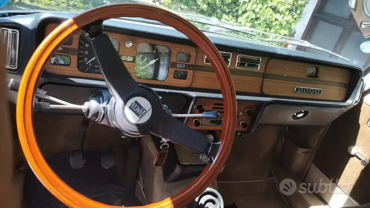 Usata Lancia 2000 1970 Nero Berlina