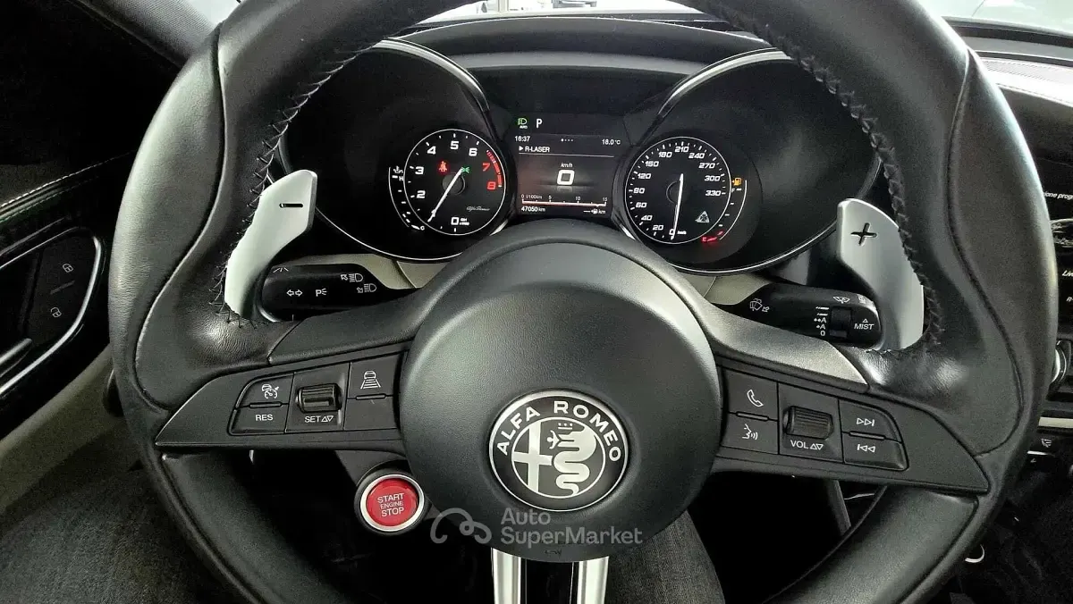 Brugt Alfa Romeo Giulia Quadrifoglio 511 HK (375 kW) 2016 Hvid Sedan