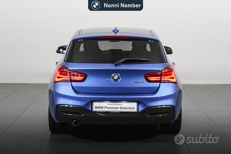 Usata BMW 114 M Sport 95 CV (69 kW) 2017 Blu/azzurro Utilitaria