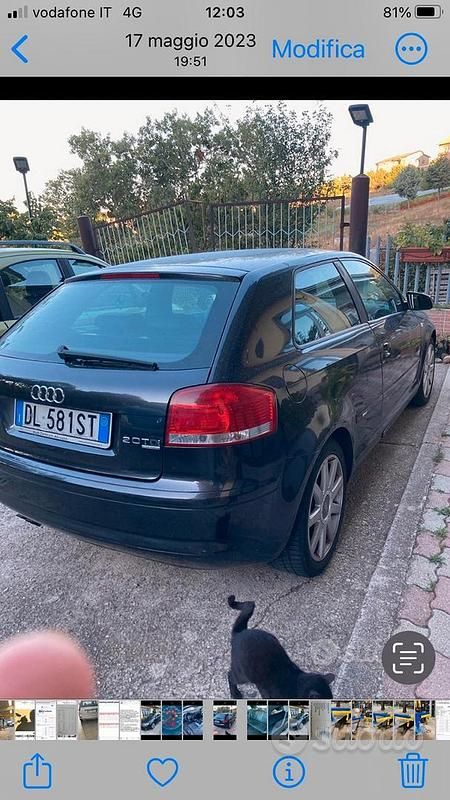 Usata Audi A3 140 CV (102 kW) 2008 Marrone Utilitaria
