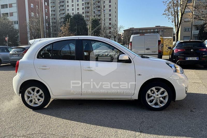 Usata Nissan Micra Acenta 80 CV (58 kW) 2016 Bianco Berlina