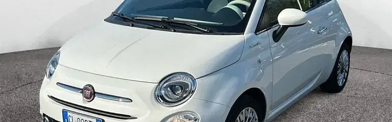 Usata Fiat 500 Lounge 69 CV (50 kW) 2020 Bianco Utilitaria