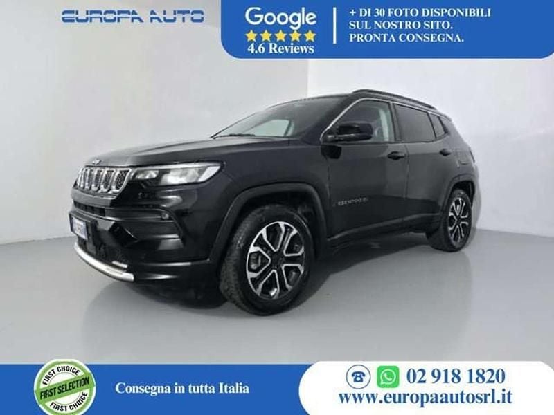 Nero Usata 2022 Jeep Compass Limited SUV | 21.550 € (Ottimo prezzo) - Immagine 1/4
