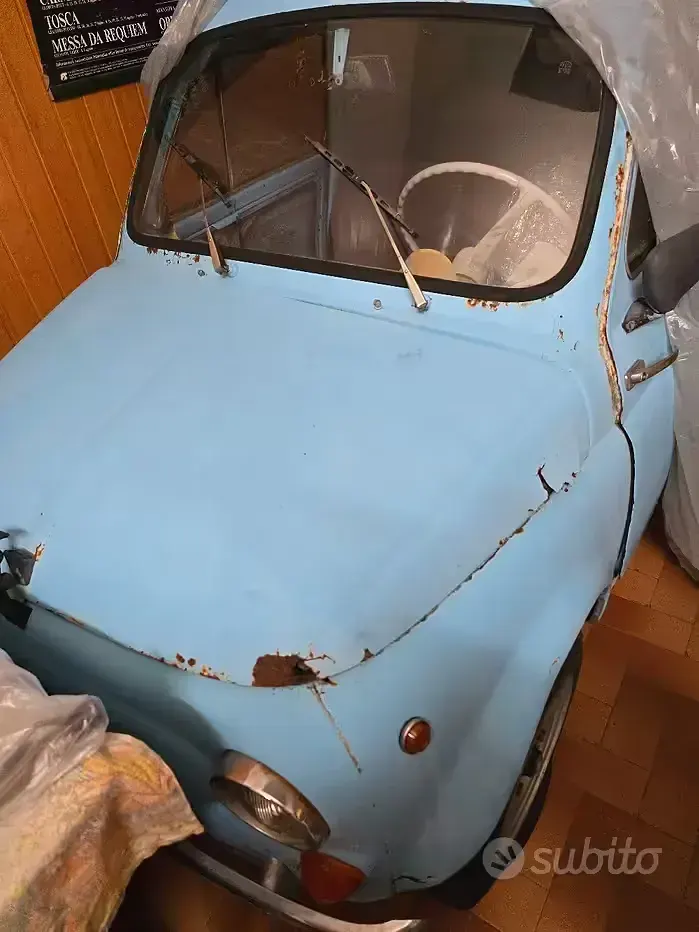 Usata Fiat 500 1960 Grigio Utilitaria