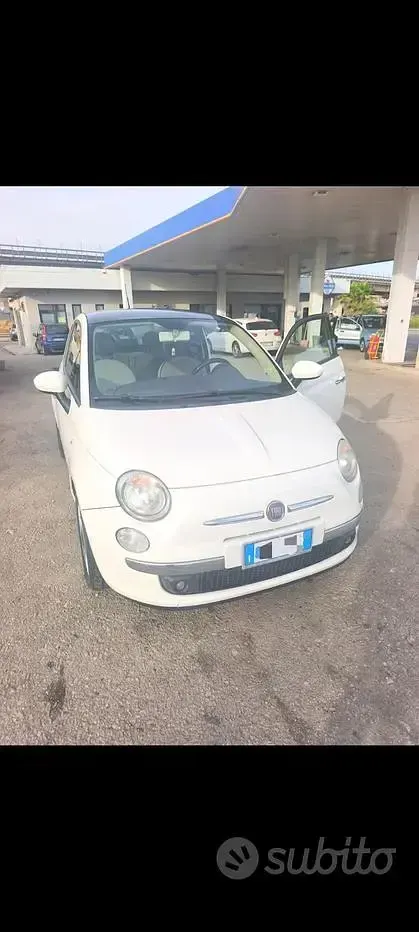 Usata Fiat 500 95 CV (69 kW) 2011 Bianco Utilitaria